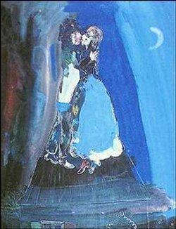 Artist: Marc Chagall Title: Les Amants Sur Le Toit Form of