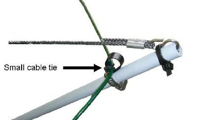 See more details: Slip the hose clamps and P clips on now for use in attaching the wires