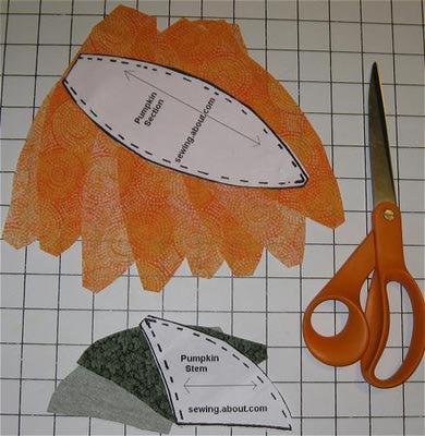 There are two sizes available. When I started this idea, I thought that plain orange and green fabric was the answer.