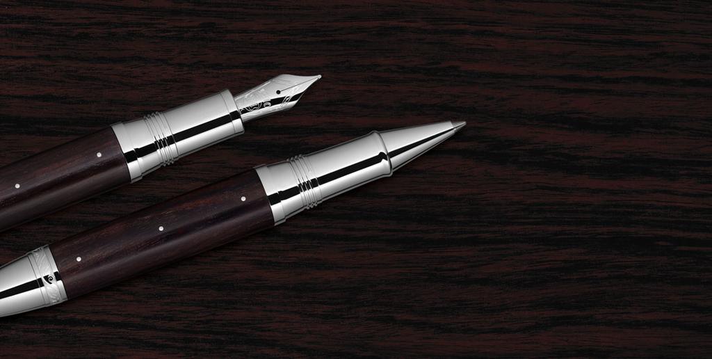 MASTERS OF CONTEMPOR ARY TR ADITION. Both Forge de Laguiole and Montblanc are steeped in tradition.