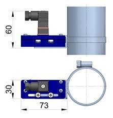.. LTL-AAR SPDT bi-stable reed switch Aluminium housing & thermal separator for high temperature Contact rating: 0.