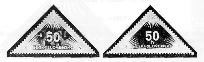 (3) The theme of the stamp are large white numerals that indicate the stamp s denomination, and under them the same numbers, the so-called shadow numerals, merging with the stamp s background color.