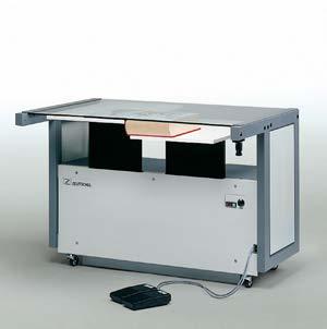 book thickness: 350 mm Working height: 800 m 230V, 50/60 Hz, 500 W w x d x h: 1180 x 780 x 800 mm copyboard system with book cradle for careful handling of books self-opening the book is opened 180