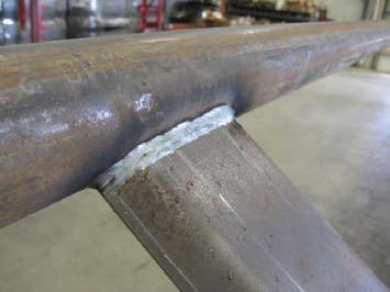 stakes. Weld top as shown.