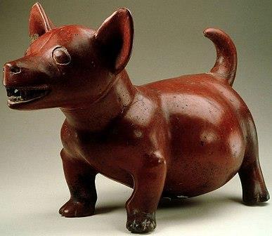 Some of the most popular artifacts are of dogs, depicted in all sorts of activities: fighting, grooming, standing or sleeping. Usually, these dogs are short-legged and appear to be excessively fat.