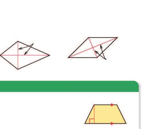 Trapezoid Kite Rombus base diagonals eigt base diagonals THEOREM For Your Notebook THEOREM 11.