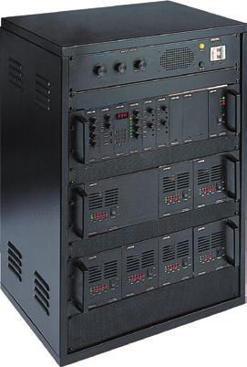 available (P5400-D range). The racks of the P5800-D range comply with IEC 297-2 and CEI EN 60065 standards.