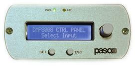 MODEL DMX8008 Audio Analog inputs 8 electronically balanced ( Mic - Line - Unbalanced ) Analog outputs 8 electronically balanced Input level Line: +14 dbu; Mic: -20/0 dbu ( +6 dbu unbalanced ) MIC