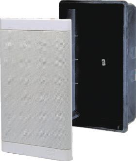 Each speaker unit has a transformer for connection to constant-voltage lines. They are equipped with special hooks for enabling direct installation in false ceilings.