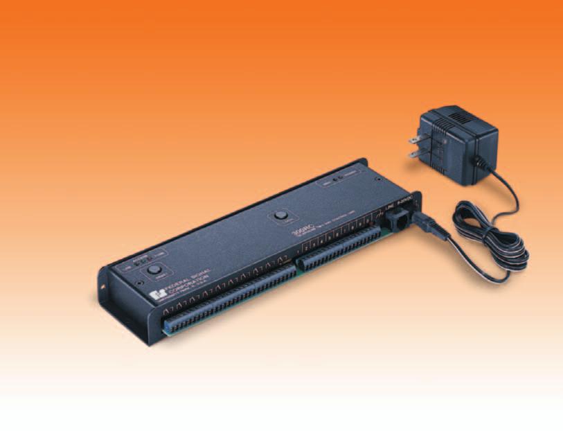 FEDERAL SIGNAL CORPORATION Telephone Activated Remote Control Model 300RC ACTIVATES SIGNALS FROM A TOUCH-TONE PHONE Magnetic latching relays hold contact closure until reset User-selectable access