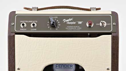 The Champion 600 is a five-watt tube guitar amplifier with a 6 speaker and