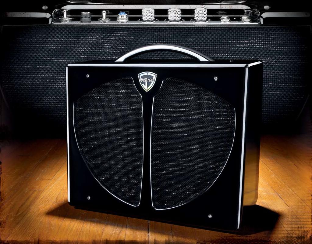 The Fender 5 7 Amp 815-0600-000 The Fender 57 Amp is a limited-edition 12-Watt, hand-wired tube amplifier with a 12 speaker housed in a stunning split-grille cabinet with black piano lacquer finish.