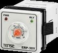 PANEL TYPE TIME RELAYS (48x48) X PICTURES X TECHNICAL PROPERTIES ERP-03 ERP-12 0,1-3 sec. 0,1-12 sec. Operating Voltage(Un) : 150V 260V AC Operating Frequency : 50/60Hz.