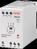 PHASE (MOTOR) PROTECTION RELAYS X PICTURES FK-01 X TECHNICAL PROPERTIES Operating Voltage(Un) : 3 x 380V AC + Neutral Operating Frequency : 50/60Hz.