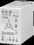 PHASE (MOTOR) PROTECTION RELAYS X PICTURES X TECHNICAL PROPERTIES FK-04 Operating Voltage(Un) : 3 x 380V AC + Neutral Operating Frequency : 50/60Hz.