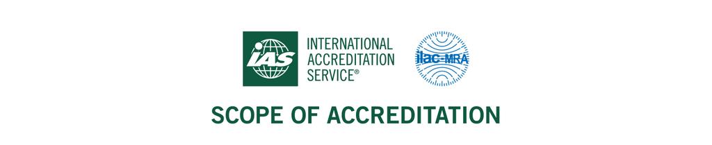 IAS Accreditation Number CL-159 Accredited Entity Address P.O.