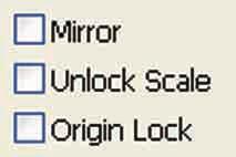 To keep the layout (Origin Lock) Origin Lock setting Cut result Check the [Origin Lock] check box to cut out the object (ABC) retaining the layout