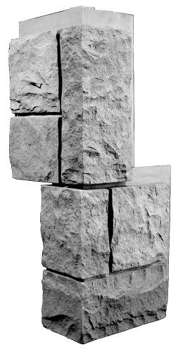 (not pictured, similar to the Drystack shown above) Random Rock Outside Corner - 4 pc per box. 11" x 15 ½" (Long side) and 7" x 15 ½"( Short side) Used to wrap corners with Random Rock Panels.