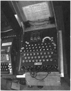 Figure: An Enigma Machine and Diagram Enigma
