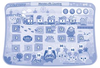 ACTIVITY PAGES Refer to the table below for details on each of the activity pages. Monster-rific Counting Crazy Car Race Ball Pit Plus Touch and count with the monsters!