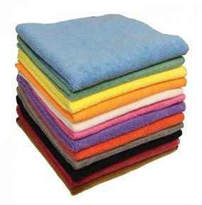 Microfiber Towels & Cloths Electromagnetically-charged microfibers attract and hold dust, dirt and grime Microfibers
