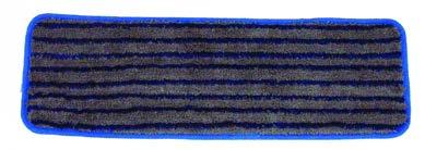 Blue/White Stripe Waxer Finish Mop 4-ply poly-rayon synthetic blend yarn releases and spreads finish evenly