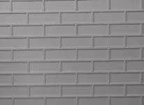 10' x 4' 2½" x 8" Smooth Brick (rounded mortar) P/C 70598 0.