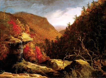 Kaaterskill Clove The clove, a distinctive feature or "cleft" in the Catskills, was one of the places most painted by the Hudson River School artists.