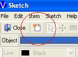 Adding a New Sketch Screen If you re dealing with a new parcel or a parcel without a current sketch the canvas will be blank.