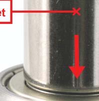 Use 5/8" or 16 mm diameter deep well socket and the arbor
