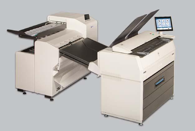Operators have the fl exibility to direct prints and copies to a preferred destination the front