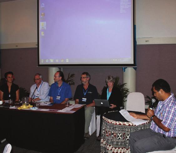 The workshop included presentations by international experts, including Professor Colin Filer, from Australia National University, who specialises in the social impacts of mining, and Tim Offor, an