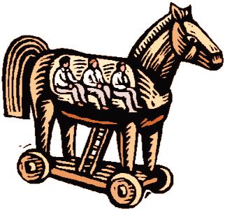 Un cal enigmatic Dorel Radu Urmele lăsate de zidirea succesivă pe aceeaşi temelie a nouă cetăţi, dintre care ultima este Troia Homerică, dovedesc importanţă strategică deosebită pe care o avea