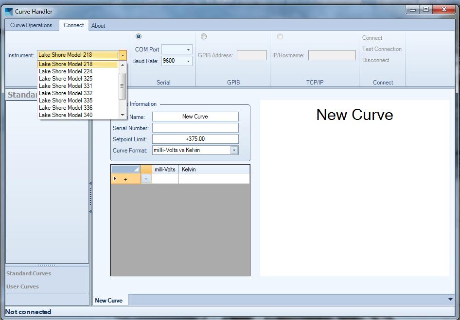 Curve Handler Basic Operation This document provides basic information on writing, reading and modifying curve files.