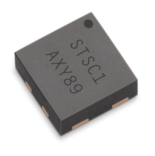 Data Sheet STSC1 Temperature Sensor IC Accurate: Small: Easy-to-use: Low-power: Fast: ±0.3 C typ. accuracy DFN package, 2 2 0.7 mm fully calibrated, linearized I 2 C output 8.