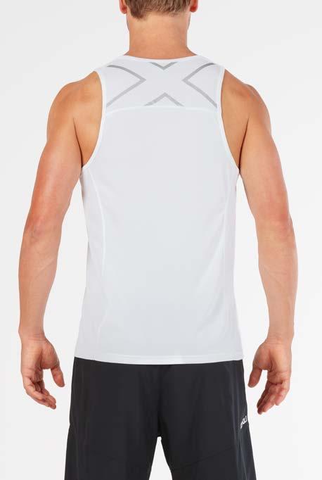 MEN'S BSR ACTIVE TANK MR4819A COLOUR WAYS: BLACK, NAVY, WHITE SIZE RANGE: XS - 2XL 01. Semi-fitted, active style tank. 02. Round neck line with neck bind. 03.