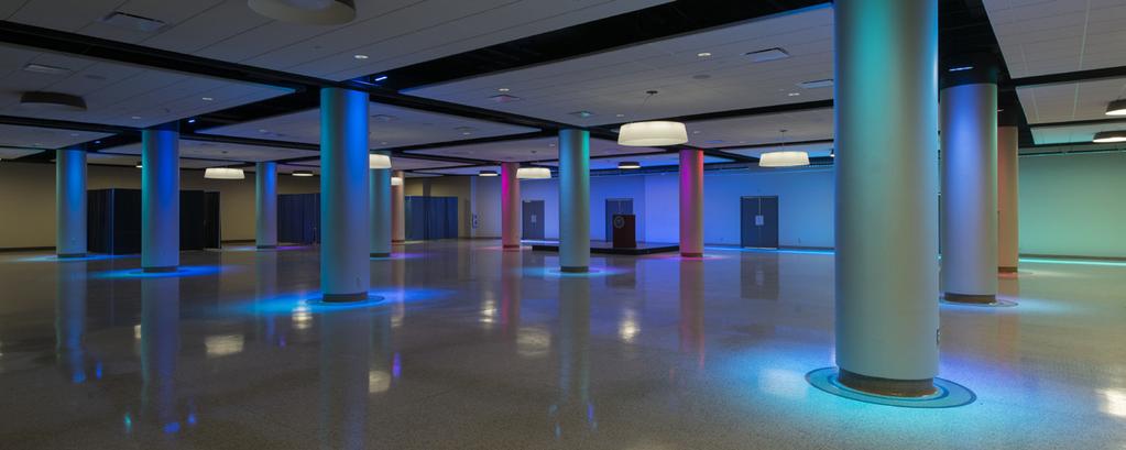 Newly-renovated in 2016, the downtown Fort Wayne building includes an auditorium, ballroom and lobby. For more information about our versatile rental options, please visit usfpac.