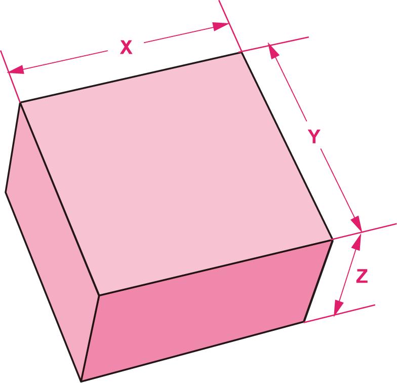 cm mm A = B = C = D = E = MEASURING THE ACRYLIC BLOCK Figure 11