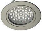 T-shape light - aluminium - LT0061GT Chrome LED dot plinth lights-pack of 4