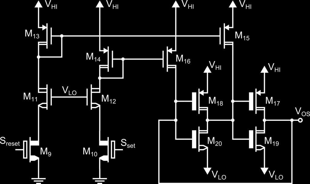 Similarly, M 8 prevents shorting V CMUT,LO and V CMUT,MID through the body diode of M 6 when the output voltage is V CMUT,LO.