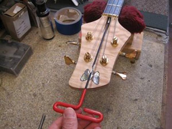 Remember to tune your bass before and between making any adjustments. 8.