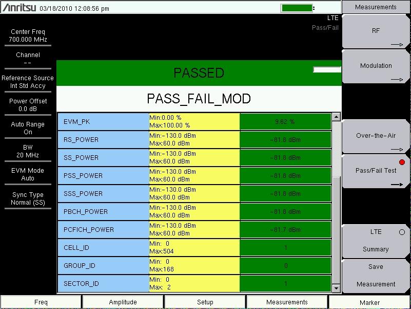 LTE Pass/Fail Mode Guidelines Direct Connect OTA Per Vendor Consequences Inconsistent settings between Pass/Fail Test base stations, leads to inconsistent network