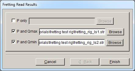 cdb file as well as the results files and then displays the dialog shown in Figure 2.