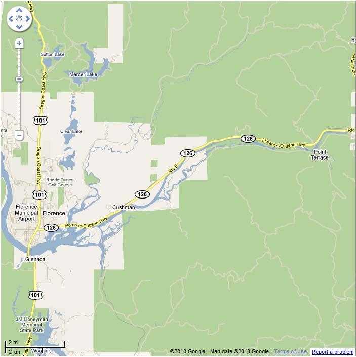 Figure 2: Google Map (2010) road view map of