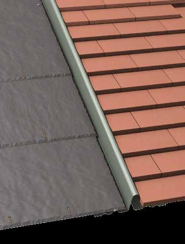 Bonding gutters Mortar-free, BS 5534 compliant weather-tight joins between dissimilar roof coverings. Dry Fix Bonding Gutters are manufactured from GRP (Glass Reinforced Polyester).