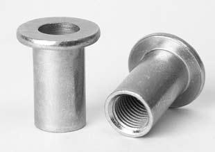 RIVNUT How the RIVNUT works: Thread RIVNUT onto the tool mandrel Place in the hole The Original Pull the tool trigger and the tool mandrel retracts causing the unthreaded portion of the RIVNUT to