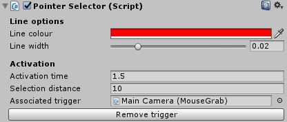 Various timers now exposed All buttons (2D and 3D) now have two timers exposed in the Inspector Cooldown time is used to determine for how long a button remains inactive after it has been activated -