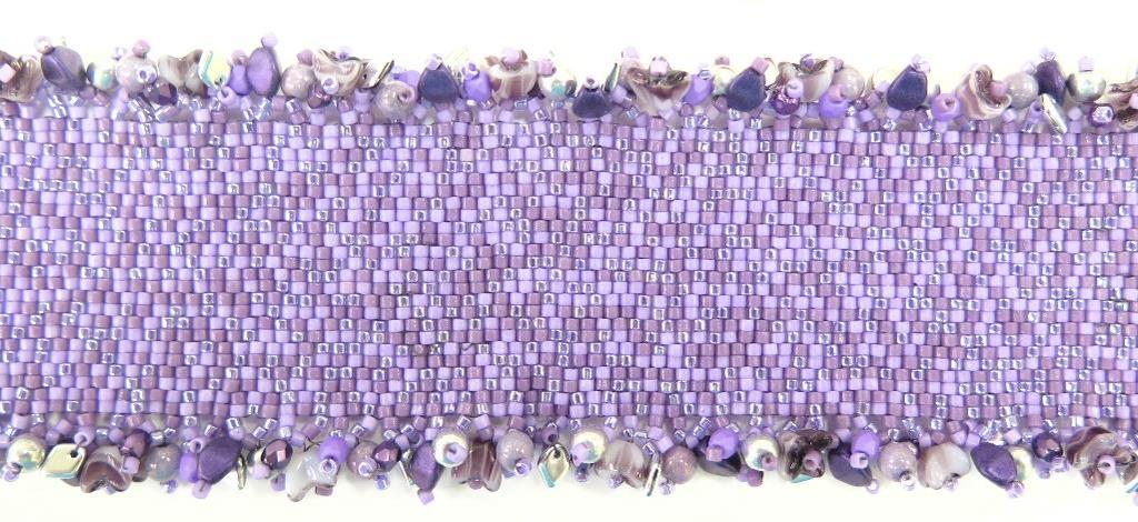 Princess Peyote Bracelet by Jill Wiseman 2015 Materials List 1 4 colors of size 11 Delicas, for a total of 16.