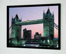 IMAGER Wall-Mounted Projection Screen Viewing Area Width + 4" 1.