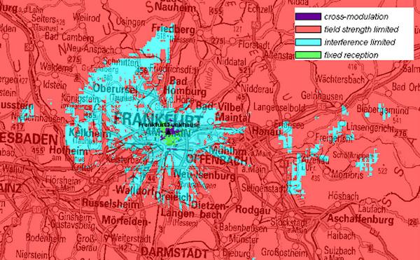 It is quite obvious that an appreciable part of Frankfurt city is